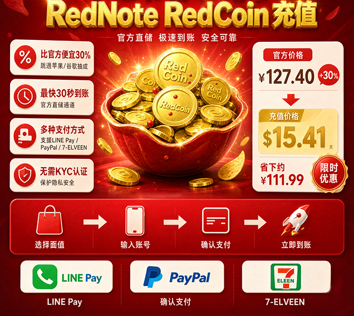 Taiwan RedNote RedCoin Top-Up Guide: How to Save with 94LIVES on 2R Platform Taiwan RedNote RedCoin Top-Up Guide: How to Save with 94LIVES on 2R Platform